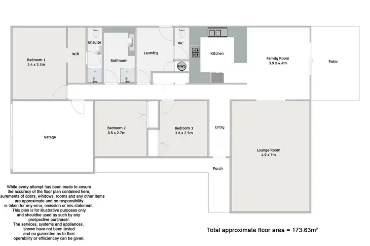 Floorplan of Homely house listing, 6 Rayners Place, Boronia Heights QLD 4124
