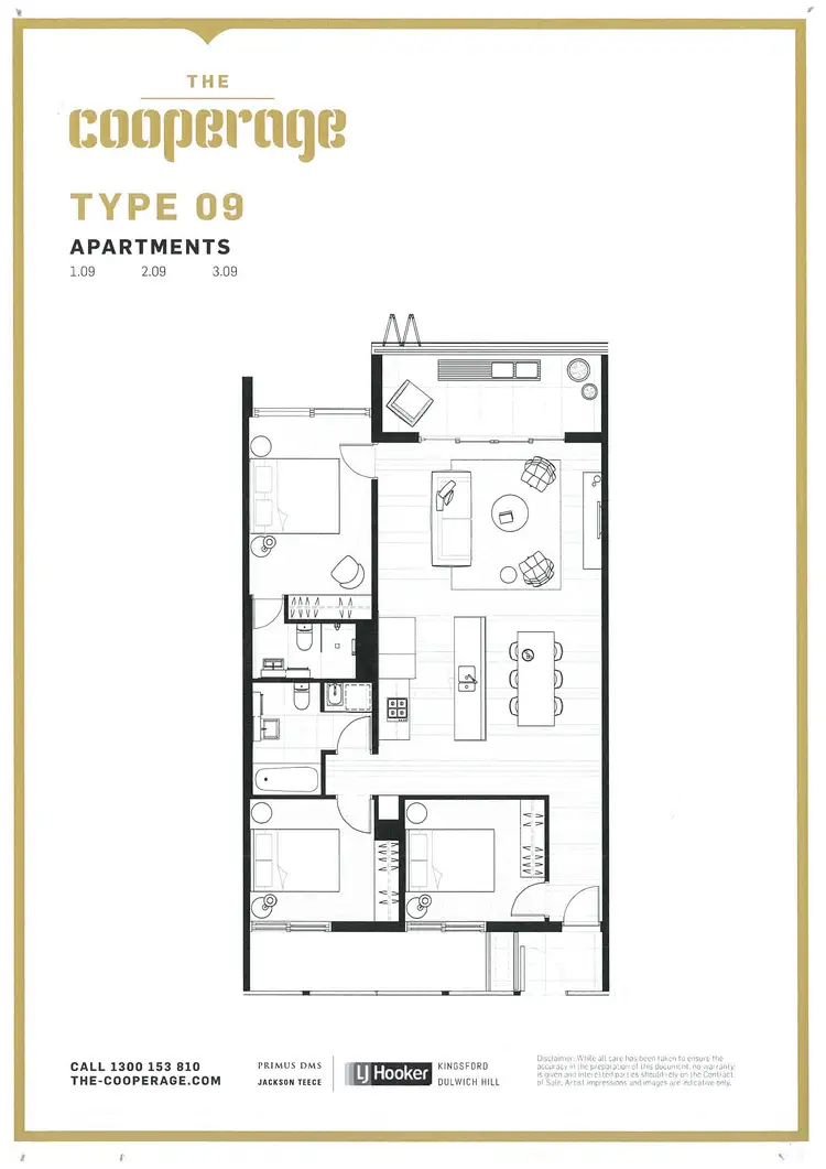 Floorplan of Homely apartment listing, 4.06/3-5 Herbert St, Dulwich Hill NSW 2203