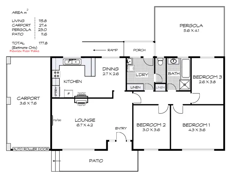 Floorplan of Homely house listing, 51 Renown Avenue, Victor Harbor SA 5211