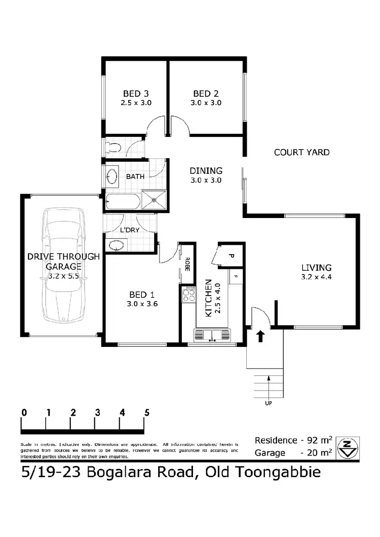 Floorplan of Homely villa listing, 5/19-23 Bogalara Rd, Old Toongabbie NSW 2146
