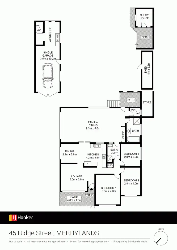 Floorplan of Homely house listing, 45 Ridge Street, Merrylands NSW 2160