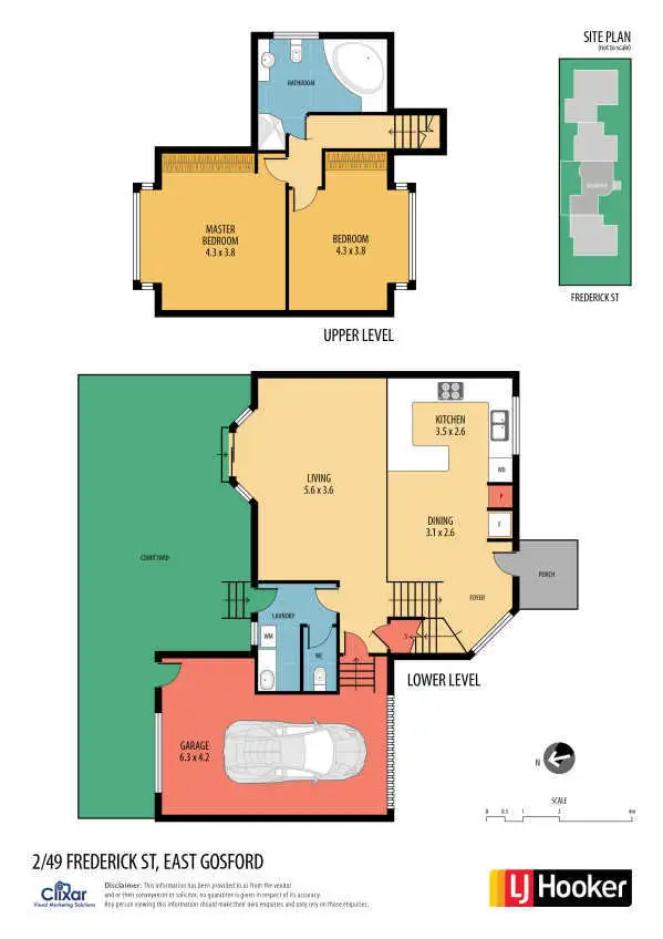 Floorplan of Homely townhouse listing, 2/49 Frederick Street, East Gosford NSW 2250
