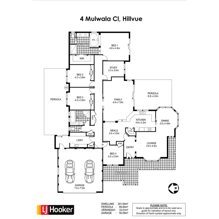 Floorplan of Homely house listing, 4 Mulwala Close, Tamworth NSW 2340