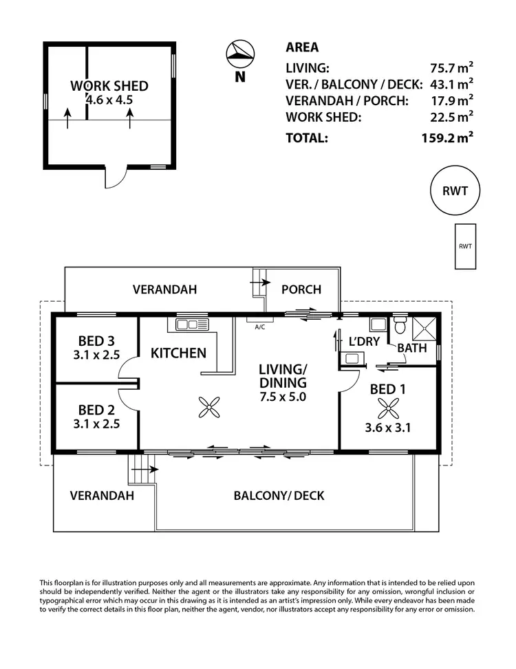 Floorplan of Homely house listing, 110 Island View Drive, Clayton Bay SA 5256