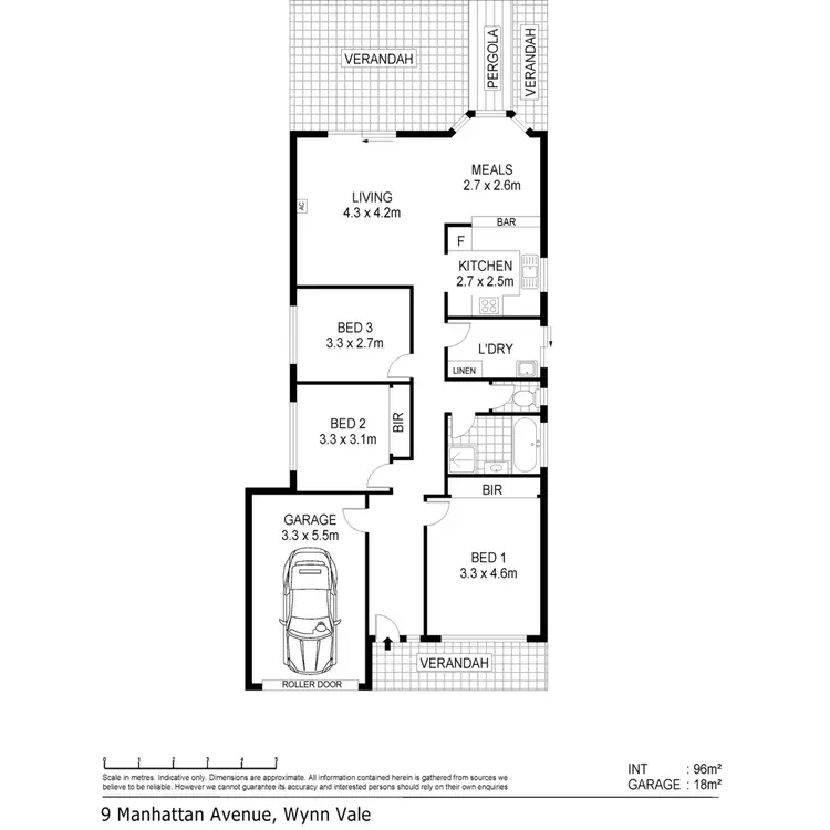 Floorplan of Homely house listing, 9 Manhattan Avenue, Wynn Vale SA 5127