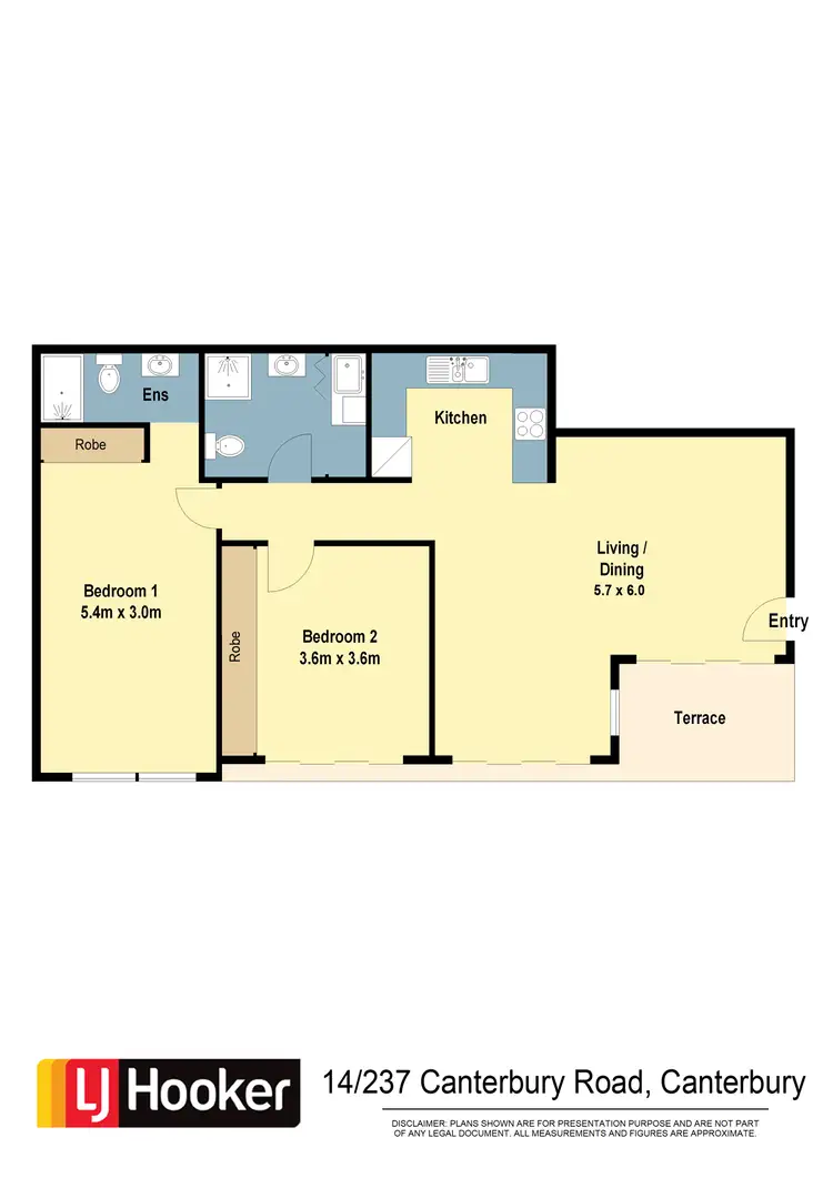 Floorplan of Homely apartment listing, 14/237 Canterbury Road, Canterbury NSW 2193