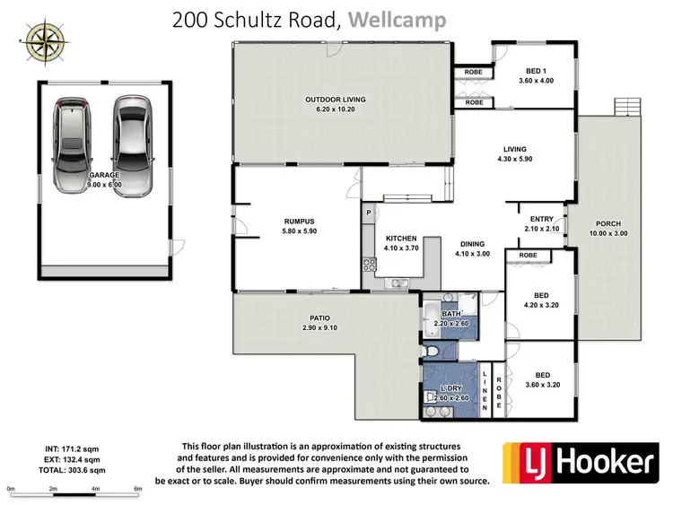 Floorplan of Homely rural property listing, 200 Schultz Road, Wellcamp QLD 4350