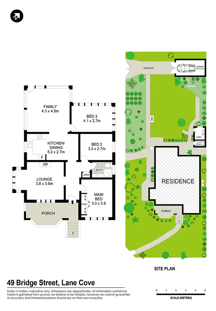 Floorplan of Homely house listing, 49 Bridge Street, Lane Cove NSW 2066