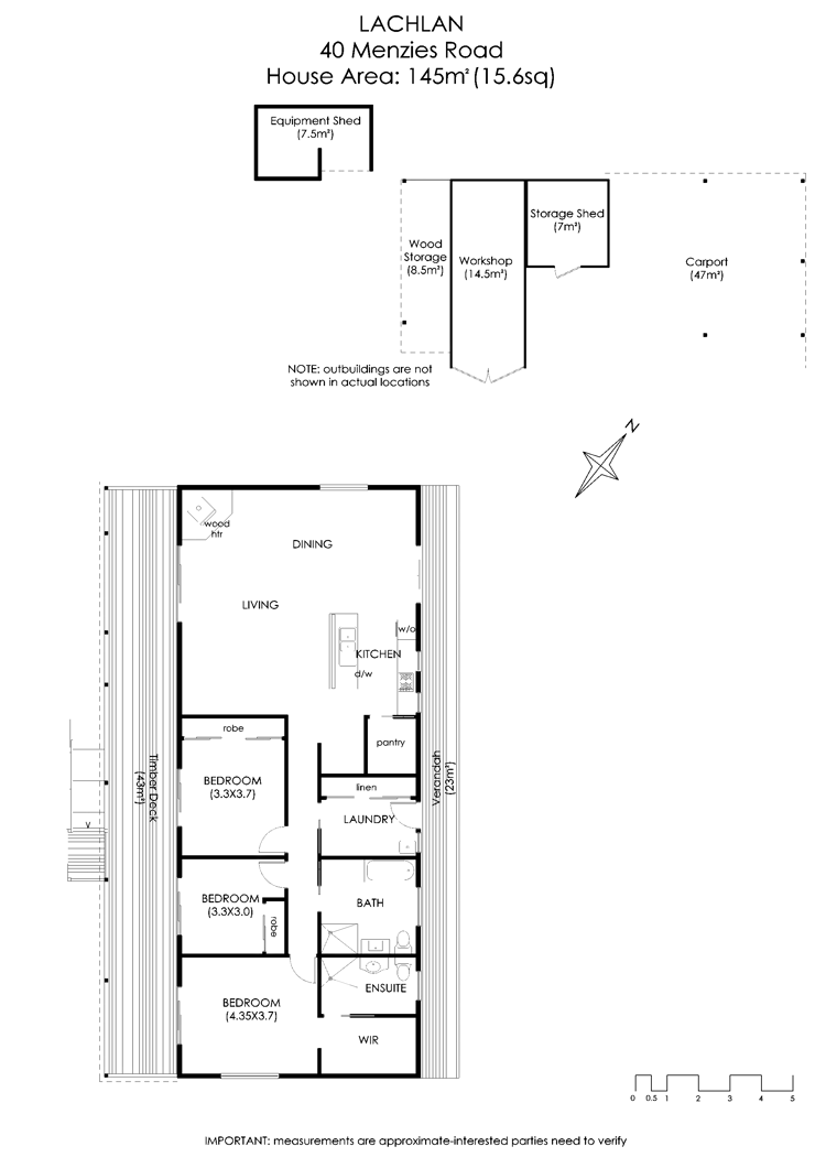 Floorplan of Homely house listing, 40 Menzies Road, Lachlan TAS 7140