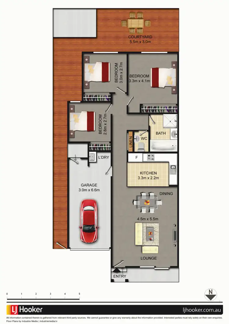 Floorplan of Homely house listing, 42 Tay Street, Watson ACT 2602