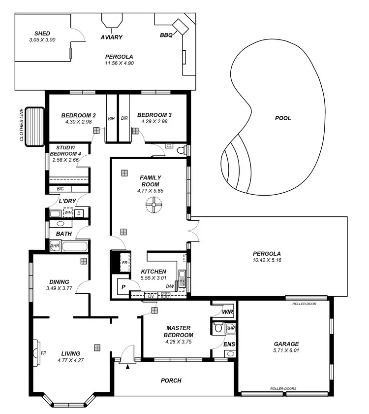 Floorplan of Homely house listing, 4 Strathmore Avenue, Tranmere SA 5073