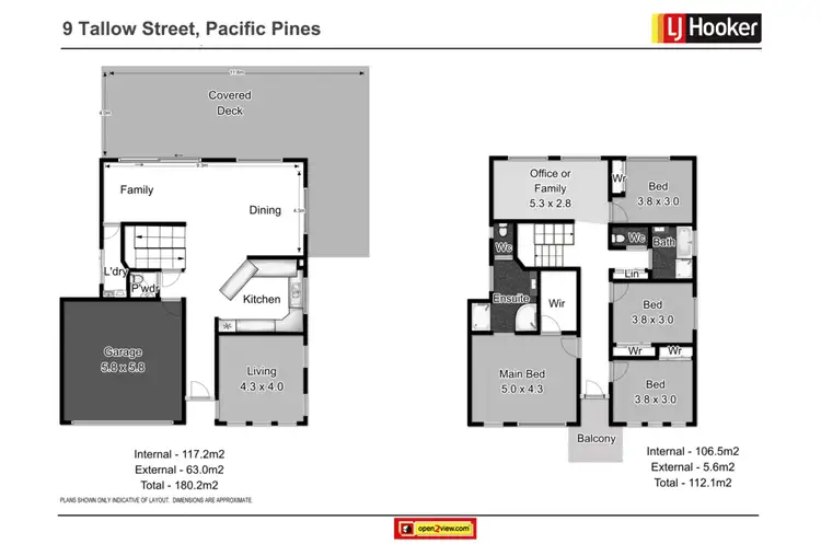 Floorplan of Homely house listing, 9 Tallow Street, Pacific Pines QLD 4211