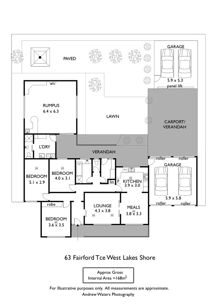 Floorplan of Homely house listing, 63 Fairford Terrace, West Lakes Shore SA 5020