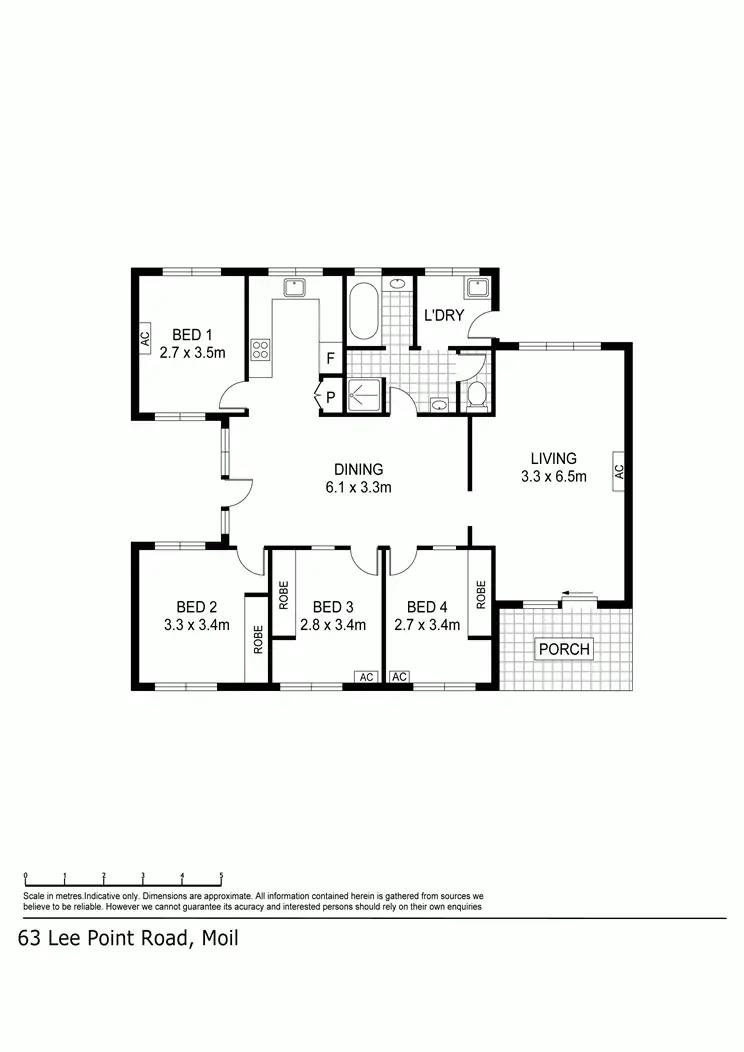 Floorplan of Homely house listing, 63 Lee Point Road, Moil NT 810