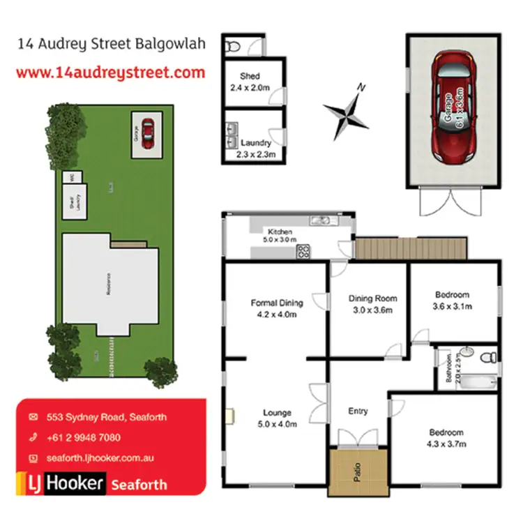 Floorplan of Homely house listing, 14 Audrey Street, Balgowlah NSW 2093