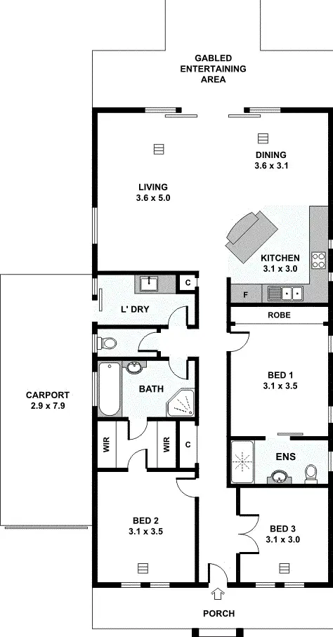 Floorplan of Homely house listing, 14 Maple Cct, Mawson Lakes SA 5095