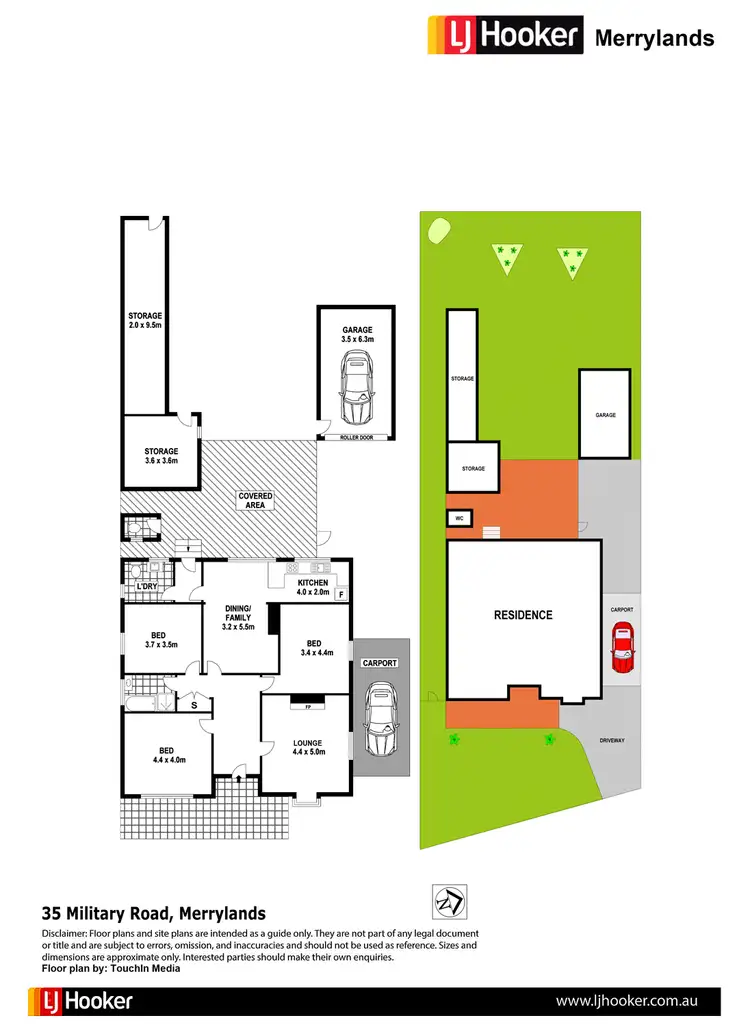Floorplan of Homely house listing, 35 Military Rd, Merrylands NSW 2160