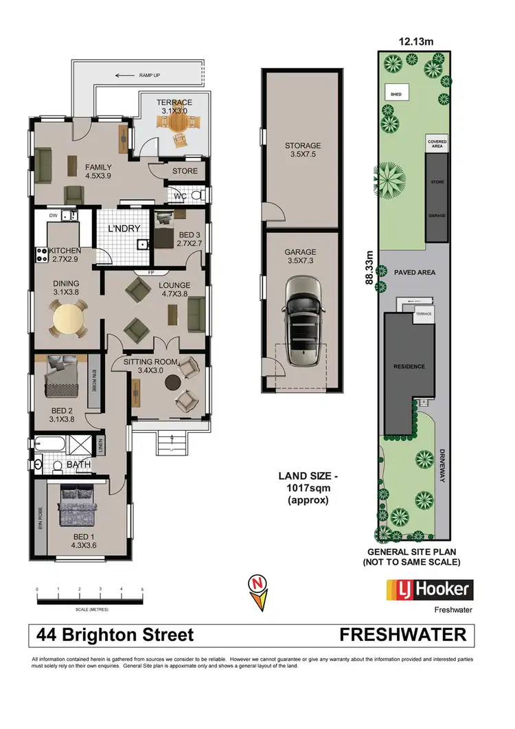 Floorplan of Homely house listing, 44 Brighton Street, Freshwater NSW 2096