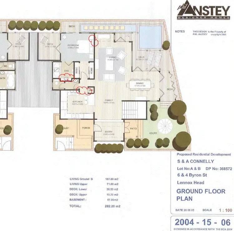 Floorplan of Homely house listing, 4 Byron Street, Lennox Head NSW 2478