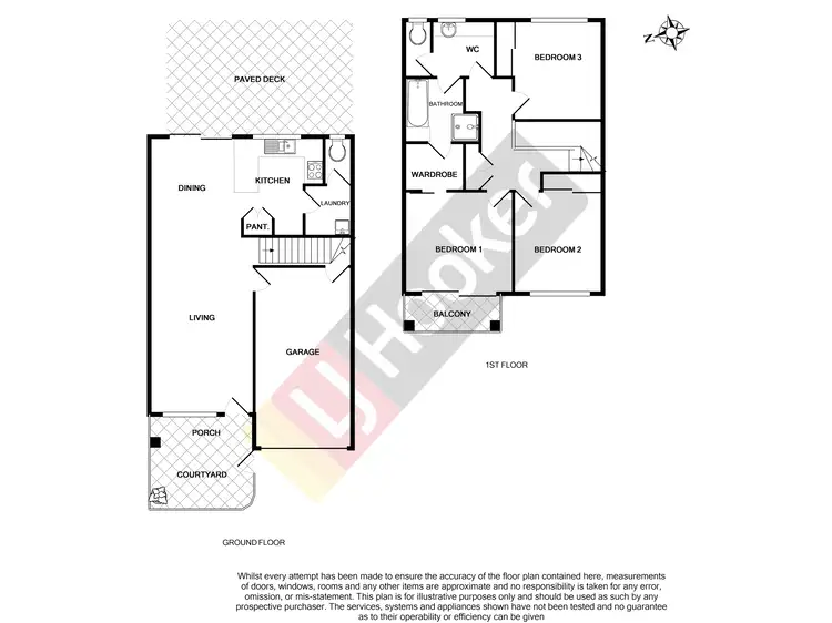 Floorplan of Homely townhouse listing, 29/380 Nottingham Road, Algester QLD 4115