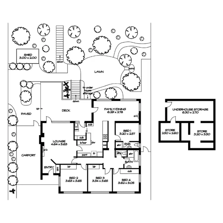 Floorplan of Homely house listing, 7 Western Avenue, Blackwood SA 5051