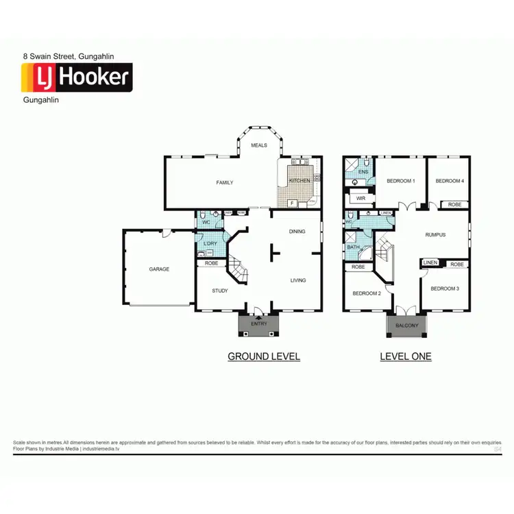 Floorplan of Homely house listing, 8 Swain Street, Gungahlin ACT 2912