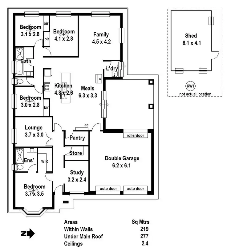 Floorplan of Homely house listing, 16 Shetland Court, Nairne SA 5252