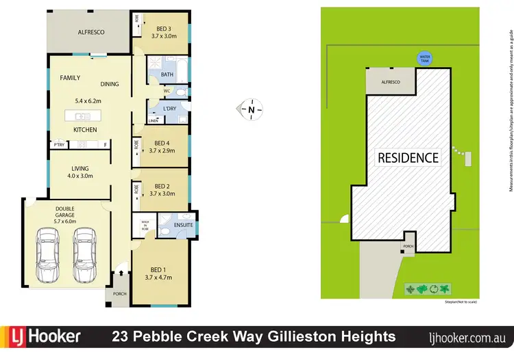 Floorplan of Homely house listing, 23 Pebble Creek Way, Gillieston Heights NSW 2321