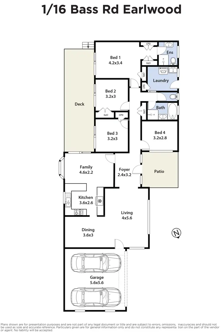 Floorplan of Homely villa listing, 1/16-18 Bass Road, Earlwood NSW 2206