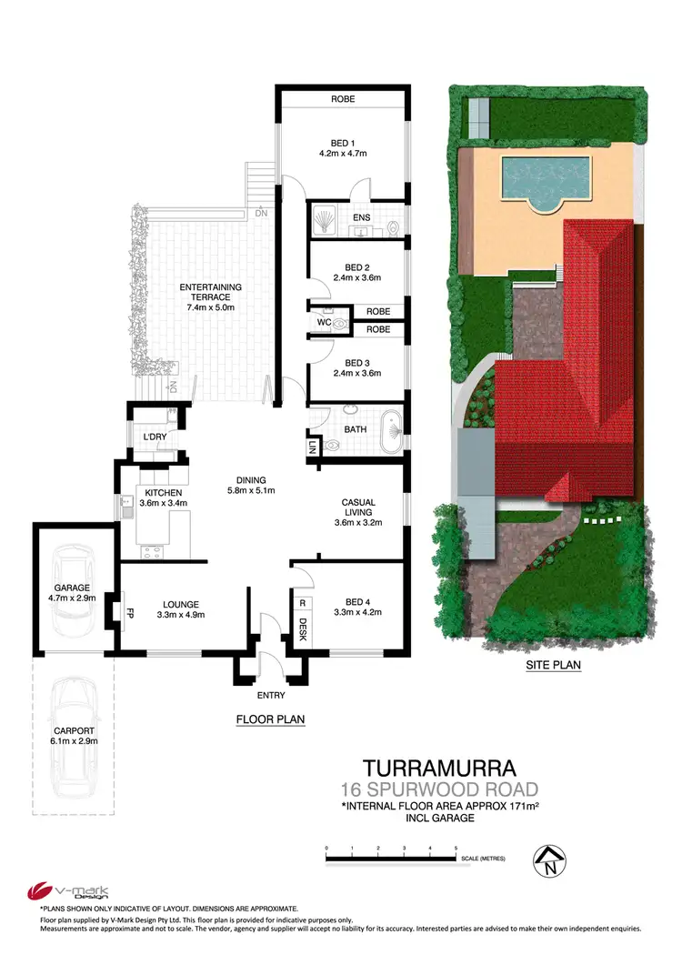 Floorplan of Homely house listing, 16 Spurwood Road, Turramurra NSW 2074