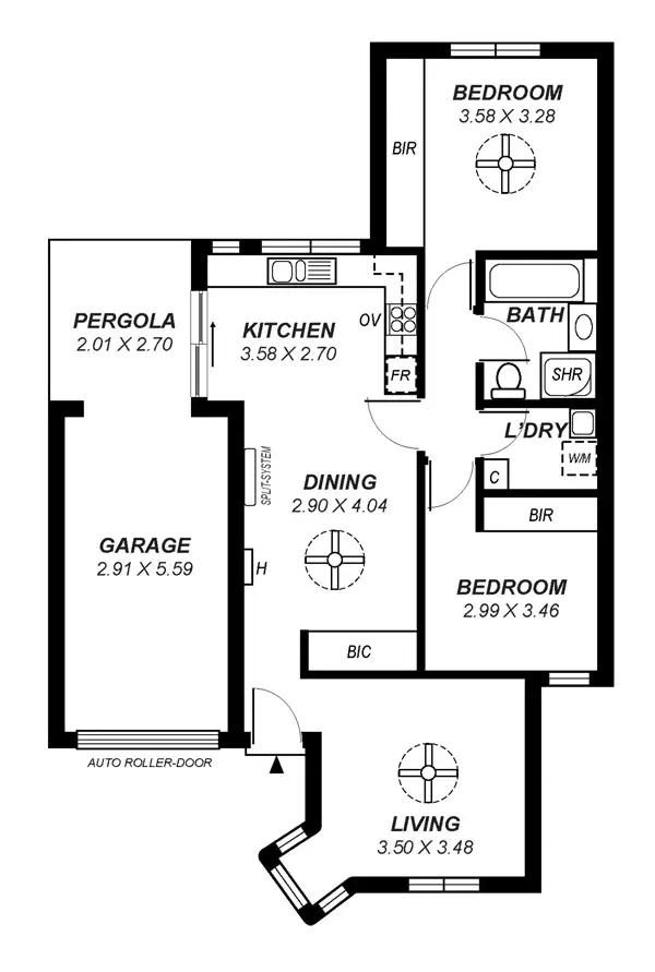 Floorplan of Homely unit listing, 3/6 Ferris Street, Magill SA 5072