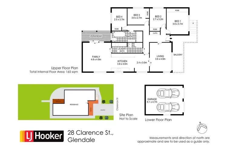 Floorplan of Homely house listing, 28 Clarence Street, Glendale NSW 2285