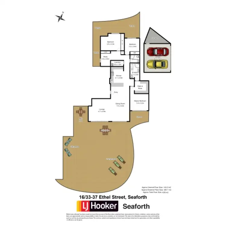 Floorplan of Homely apartment listing, 16/33-37 Ethel Street, Seaforth NSW 2092