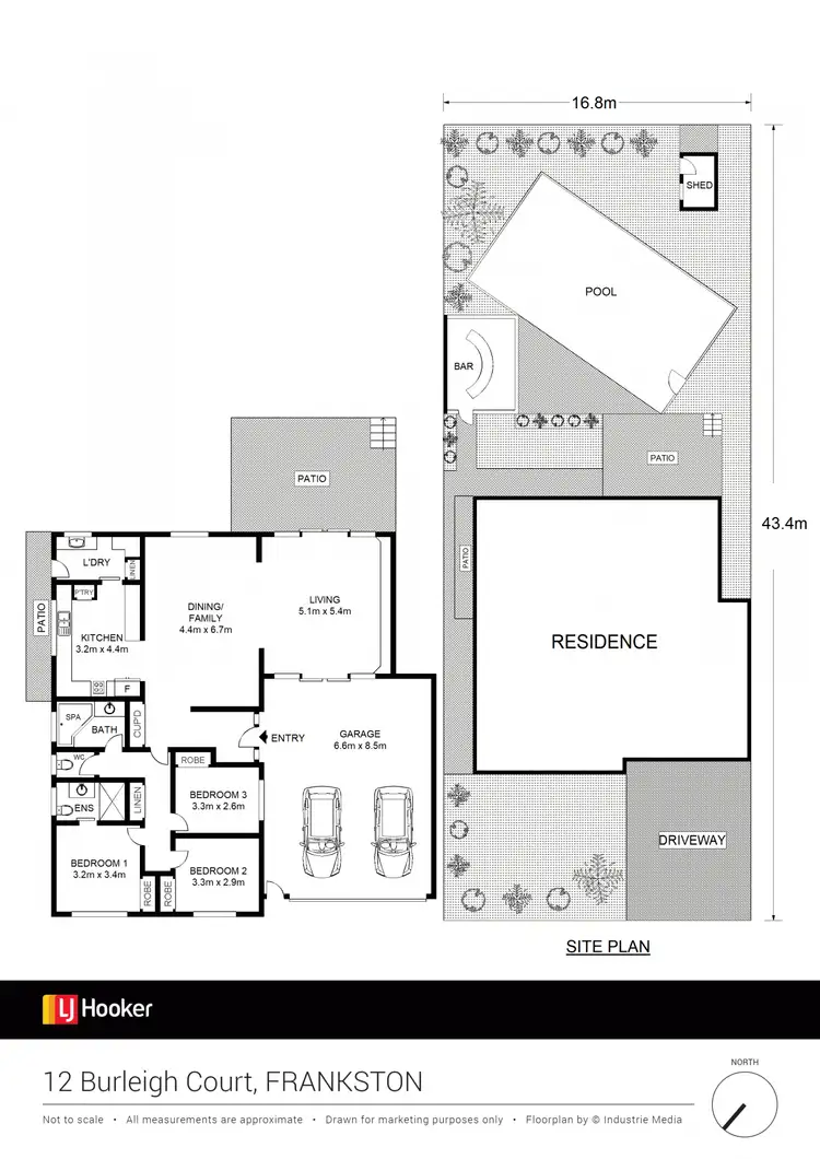 Floorplan of Homely house listing, 12 Burleigh Court, Frankston VIC 3199