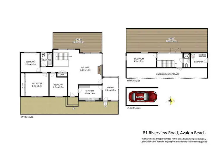 Floorplan of Homely house listing, 81 Riverview Road, Avalon Beach NSW 2107