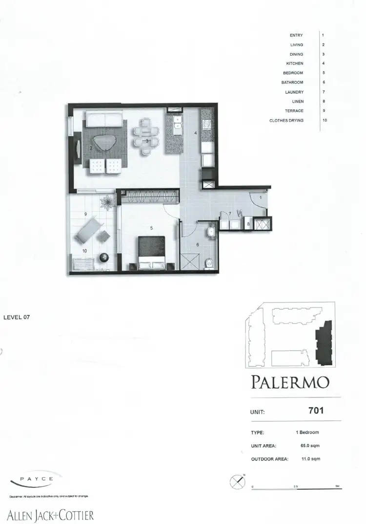 Floorplan of Homely apartment listing, 701/4 Nuvolari Place, Wentworth Point NSW 2127