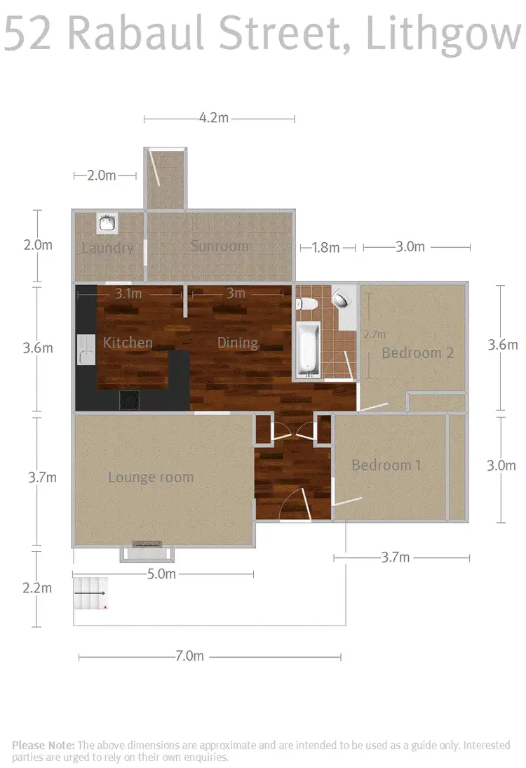 Floorplan of Homely house listing, 52 Rabaul Street, Lithgow NSW 2790