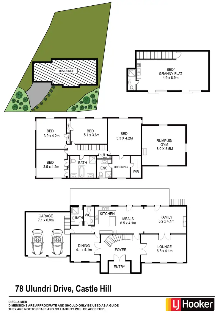 Floorplan of Homely house listing, 78 Ulundri Drive, Castle Hill NSW 2154