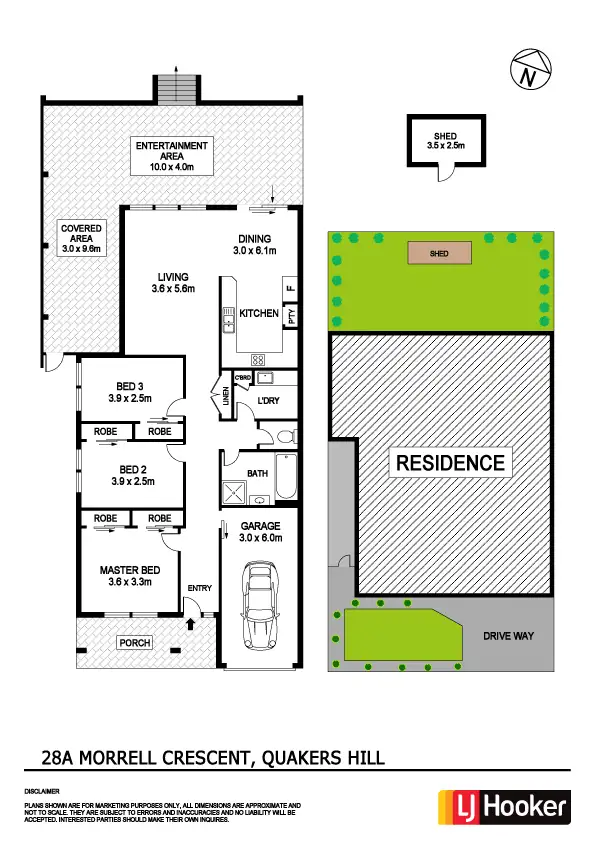 Floorplan of Homely house listing, 28a Morrell Crescent, Quakers Hill NSW 2763