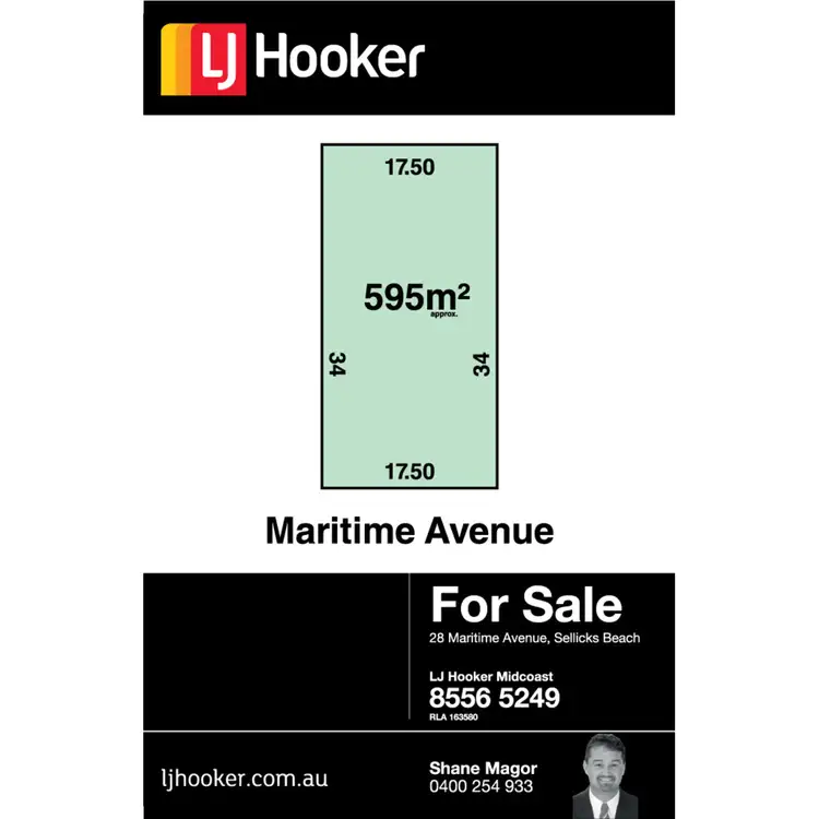 Floorplan of Homely land listing, 28 Maritime Avenue, Sellicks Beach SA 5174