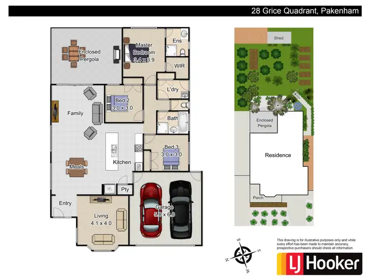 Floorplan of Homely house listing, 28 Grice Quadrant, Pakenham VIC 3810