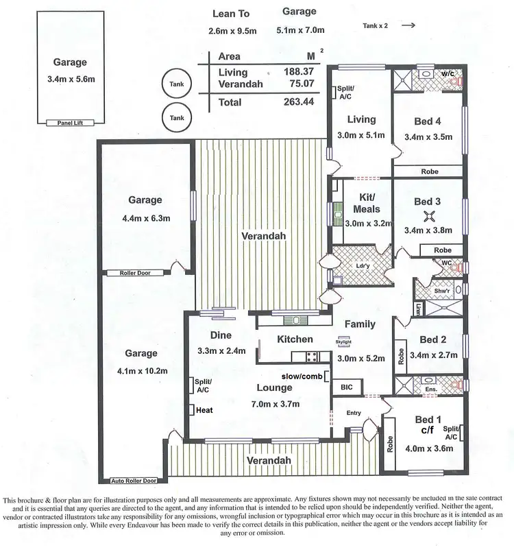 Floorplan of Homely house listing, 12 Filsell Road, Lyndoch SA 5351