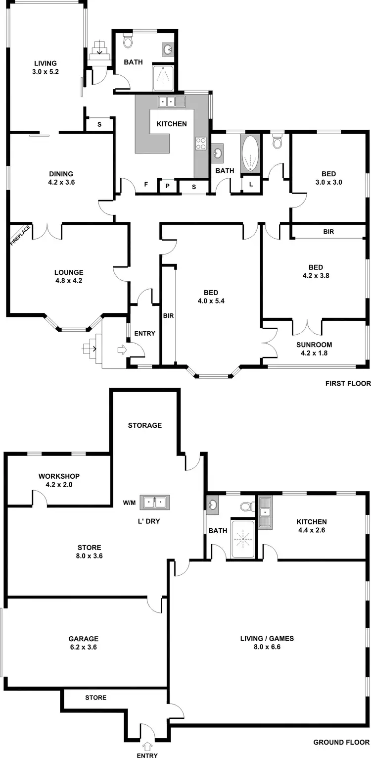 Floorplan of Homely house listing, 476 Sandgate Road, Clayfield QLD 4011