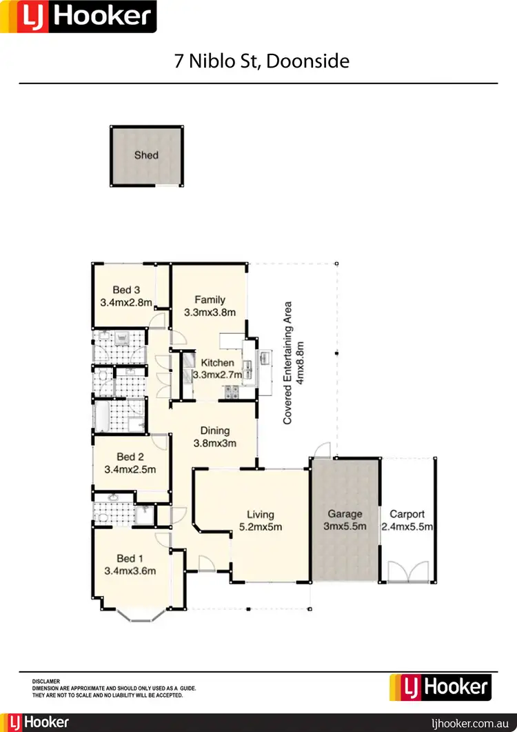 Floorplan of Homely house listing, 7 Niblo Street, Doonside NSW 2767