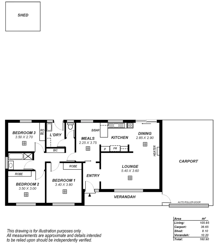 Floorplan of Homely house listing, 5 Doradus Avenue, Hope Valley SA 5090