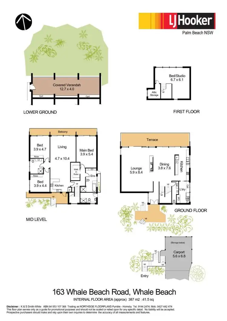 Floorplan of Homely house listing, 163 Whale Beach Road, Whale Beach NSW 2107
