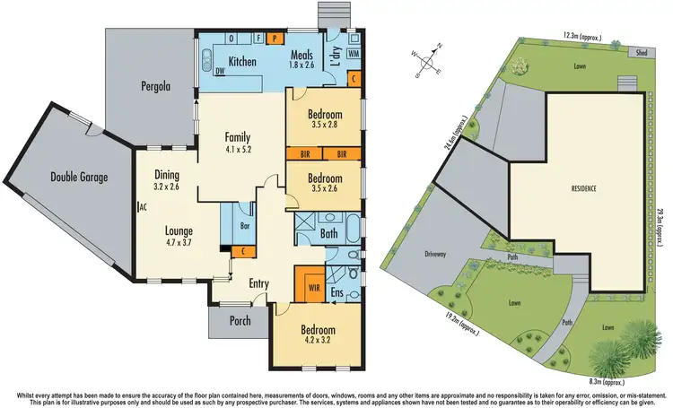 Floorplan of Homely house listing, 2 Grange Court, Dandenong North VIC 3175