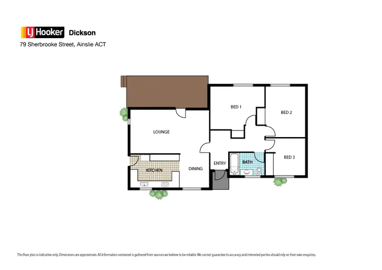 Floorplan of Homely house listing, 79 Sherbrooke Street, Ainslie ACT 2602