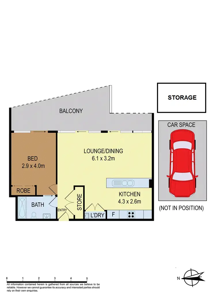 Floorplan of Homely unit listing, 31/50 Walker Street, Rhodes NSW 2138