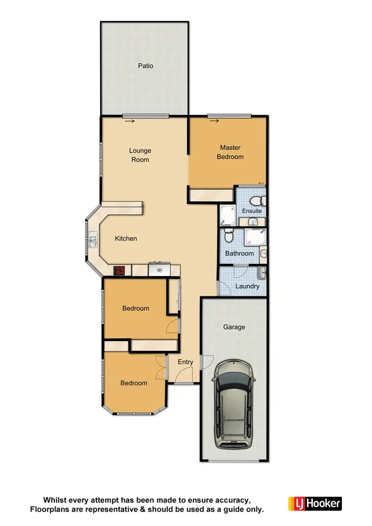Floorplan of Homely villa listing, 16/17 Spencer Street, Aspley QLD 4034